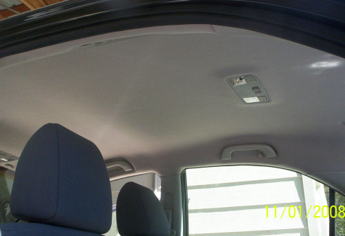 Mazda 6 headliner installation finished headliner job in Mazda 6