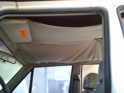 cherokee headliner sag what a mess a baggy headliner is
