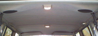 headliner job completed Jeep Cherokee headliner replaced and looking good in 94 Jeep Cherokee