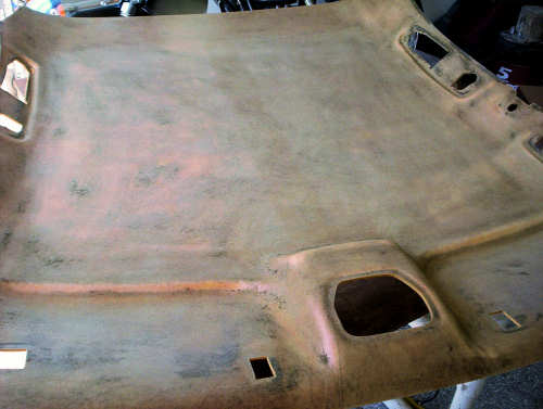 clean headliner board
