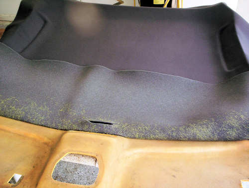 recovering a headliner board