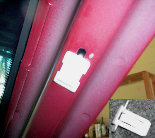 olds 88 front windshield post trim