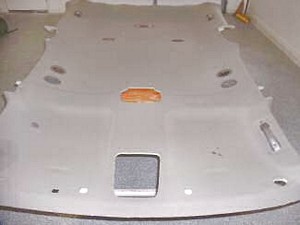 02 Chevrolet Tahoe headliner board removed