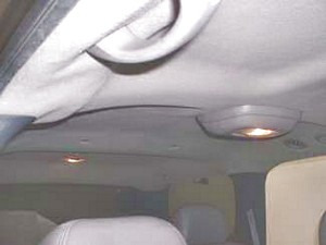 02 Chevrolet Tahoe headliner board replaced