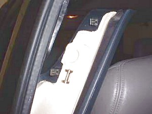 02 Chevrolet Tahoe door post trim