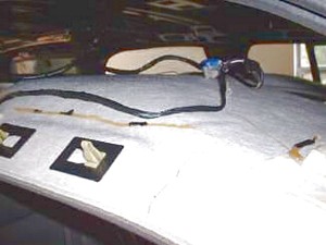 02 Chevrolet Tahoe headliner board wiring harnesses
