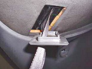 94 T-Top Camaro seat belt strap trim 94 T-Top Camaro seat belt strap trim