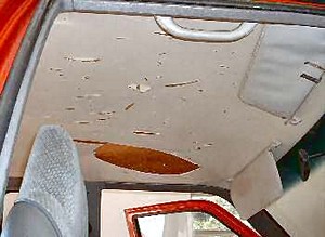 Dodge Dakota exteneded cab headliner