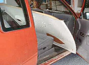 Dodge Dakota headliner board removal