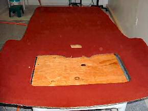 Ford Bronco 11 recovered headliner board