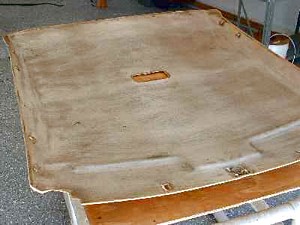 Headliner board cleaning