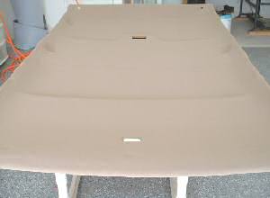 Recovered headliner board