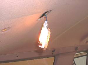 Rear dome light