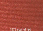 1872 Scarlet Red Headliner color sample
