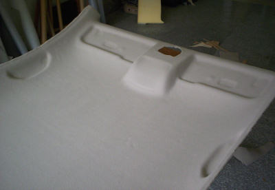 Brand new vw beetle headliner newly recovered vw beetle headliner board