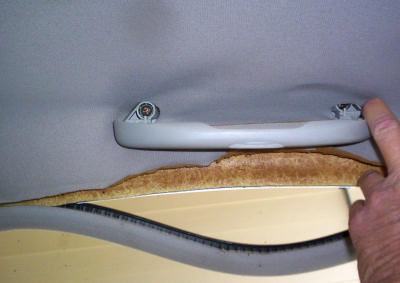 VW Beetle grab handle removal removing the grab handle in the vw beetle