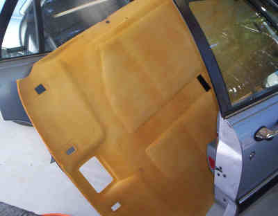 removing buick lesabre headliner from car